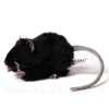 Hansa knuffels Black Rat Soft Toy Hansa 12 Cm* Nocturnal Animals To Cuddle