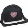 Miniland poppen Doll Diaper Bag Blue With Heart* Doll Clothes