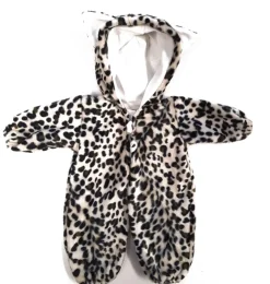 Emil Schwenk poppenkleding Dolls Onesie Leopard Size 36-40Cm* Doll Clothes