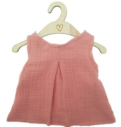 Hollie Dress For Gordi Dolls From / Color Old Pink With Wooden Clothes Hanger* Doll Clothes