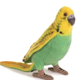 Hansa knuffels Hansa Budgerigar Green 7 × 5 × 15 Cm* Birds Soft Toys