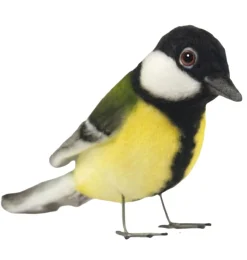 Hansa knuffels Hansa Creation Great Tit 13 × 5 × 8 Cm* Birds Soft Toys