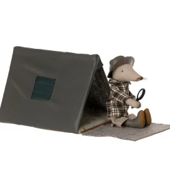 Maileg Happy Camper Single Tent, Mouse* Doll Furniture And Accessories