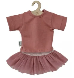 Hollie T-Shirt And Tulle Tutu / Skirt For The Gordi Dolls In The Color Old Rose* Doll Clothes