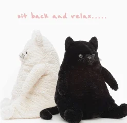 Jellycat knuffels Jellycat Amore Cat Small* Cats And Dogs Cuddly Toys