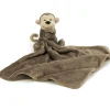 Jellycat knuffels Jellycat Cuddle Cloth Bashful Monkey* Monkey Soft Toys