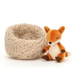 Jellycat knuffels Jellycat Hibernating Cuddly Fox 12 Cm* Woodland Soft Toys