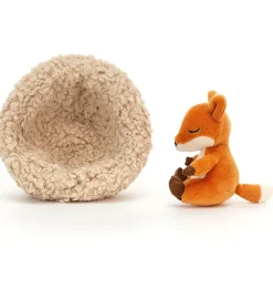Jellycat knuffels Jellycat Hibernating Cuddly Fox 12 Cm* Woodland Soft Toys