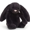 Jellycat knuffels Jellycat Medium Bashful Bunny Inky* Rabbits And Hares