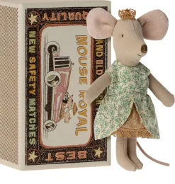 Maileg Little Sister Mouse Princess In Box From* Doll House & Mouse House