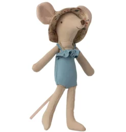 Maileg Beach Mouse Mother In Cabin De Plage* Doll House & Mouse House