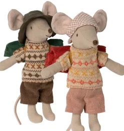 Maileg Big Brother Hiker Mouse With Sleeping Bag* Doll House & Mouse House