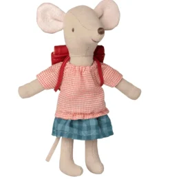 Maileg Clothing Set Big Sister Mouse With Bag* Doll House & Mouse House