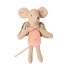 Maileg Fairy Mouse Pink 10 Cm* Mice & Rat Cuddly Toys