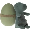 Maileg Gantosaurus In Egg / This Dino Has The Color Dark Petrol* Other Stuffed Animals