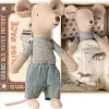 Maileg Little Brother Mouse In Matchbox* Doll House & Mouse House