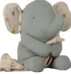 Maileg Lullaby Friends Elephant Music Box Stuffed Animal And Cuddle Cloth* Other Stuffed Animals
