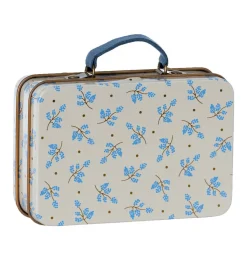 Maileg Metal Suitcase Madelaine Lavender Blue* Doll Furniture And Accessories