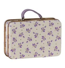 Maileg Metal Suitcase Madelaine Lavender* Doll Furniture And Accessories