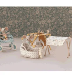 Maileg Nursery Table For The Baby Mice / Pink* Doll Furniture And Accessories