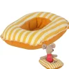 Maileg Rubber Boat For The Mice - Yellow Striped* Doll House & Mouse House