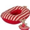 Maileg Rubber Boat For The Mice - Red Striped* Doll House & Mouse House