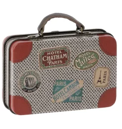 Maileg Suitcase Gray Metal* Doll Furniture And Accessories