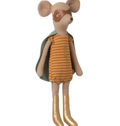 Maileg Super Hero Mouse Medium Girl* Mice & Rat Cuddly Toys
