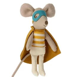 Maileg Superhero Mouse In Matchbox* Doll House & Mouse House