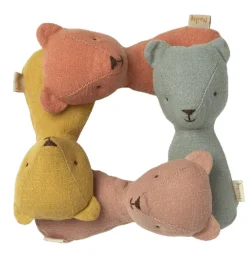 Maileg Teddy Bear Rattle / Old Pink* Bears To Cuddle