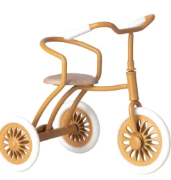 Maileg Tricycle Bike With Shelter For The Mice / Color Ocher Yellow* Doll Furniture And Accessories
