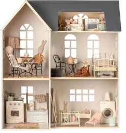 Maileg Wooden Dollhouse 80X40X72 Cm (Hxdxw)* Doll House & Mouse House