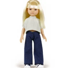 Minikane Amigas – Ensemble Trousers Jean Et Top Faustine And Double Gaze Vert D'Eau* Doll Clothes