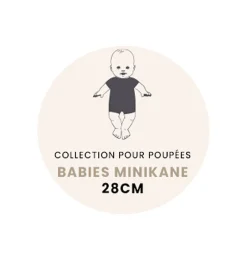 Minikane Babies - Combination Felix And Tricot Caramel Chine* Minikane Collection Babies 28 Cm