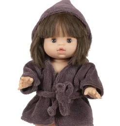 Minikane Bathrobe For Gordi Dolls / Color: Raisin* Doll Clothes