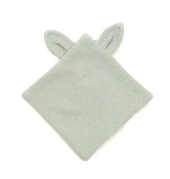 Minikane Cuddly Toy Rabbit / Doudou Lapin Vert Gris* Doll Furniture And Accessories
