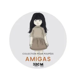 Minikane Dress Sweet Deer For The Amigas Dolls* Minikane Doll Clothes For Gordis, Gordi Debout, Amigas, Babies, Les Minis & Peque