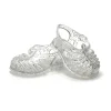 Minikane Plastic Sandals For Gordi Dolls Silver With Glitter* Doll Furniture And Accessories