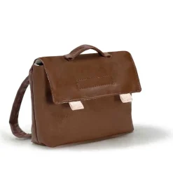 Minikane School Bag For The Gordi Dolls / Brown Artificial Leather* Doll Furniture And Accessories