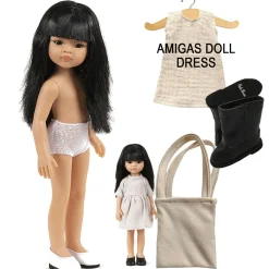 Minikane Tote Bag For The Amigas Dolls* Minikane Dolls, Furniture And Accessories