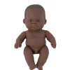 Miniland poppen Miniland Baby Doll African Boy 21 Cm* Miniland Dolls