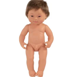 Miniland poppen Miniland Doll Boy With Down Syndrome 38 Cm* Miniland Dolls