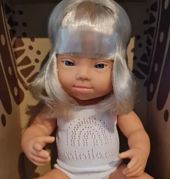 Miniland poppen Miniland Doll European Girl With Down Syndrome 38 Cm* Miniland Dolls