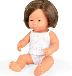 Miniland poppen Miniland Doll Girl With Down Syndrome 38 Cm* Miniland Dolls