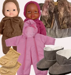 Mamamemo doll clothes & accessories Minimommy Ski Suit Pink For Gordi Dolls* Doll Clothes
