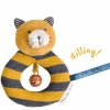 Moulin Roty Rattle Cat* Cats And Dogs Cuddly Toys