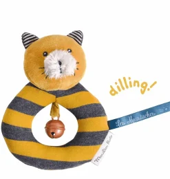 Moulin Roty Rattle Cat* Cats And Dogs Cuddly Toys