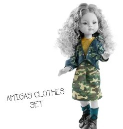 Paola Reina poppen Paola Reina Amigas Clothing Set Articulada Manica* Amigas Dolls From Minikane & Paola Reina