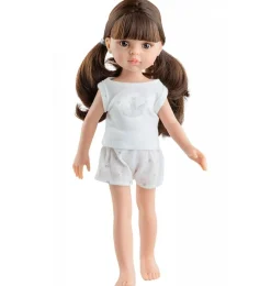 Paola Reina poppen Paola Reina Amigas Doll Carol With Ponytails In Her Hair* Amigas Dolls From Minikane & Paola Reina