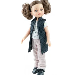 Paola Reina poppen Paola Reina Amigas Doll Carol With Two Pigtails* Amigas Dolls From Minikane & Paola Reina
